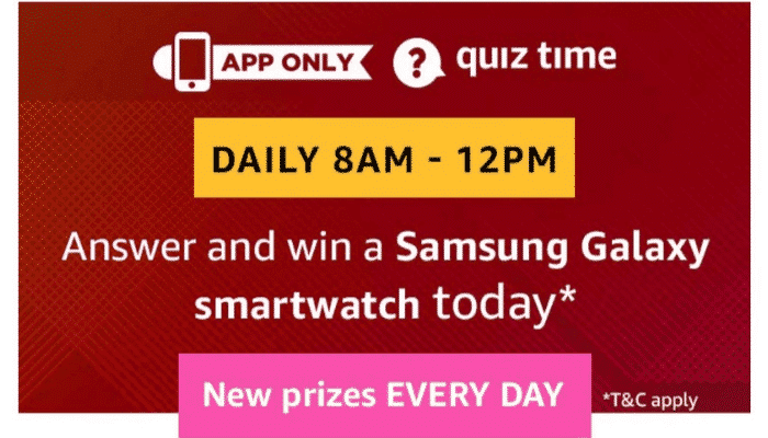 amazon quiz samsung galaxy smartwatch