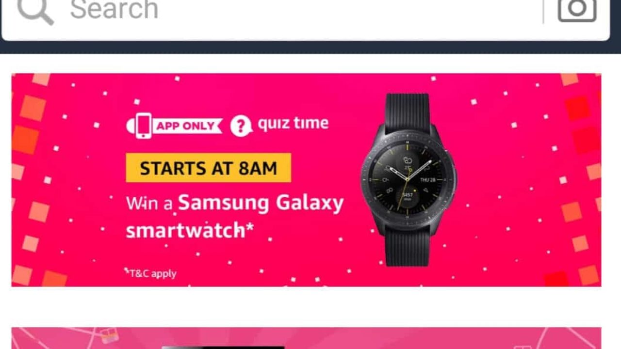 amazon quiz samsung galaxy smartwatch