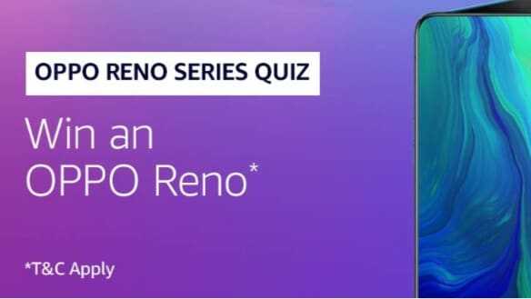 Amazon Oppo Reno Quiz Answers - Win Oppo Reno