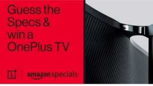 Amazon Guess The Specs Quiz Answers Win - OnePlus TV