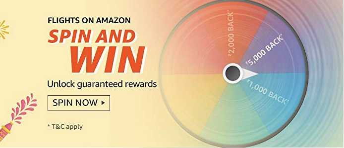 Amazon Flights Spin and Win Quiz Answer - Win Rewards