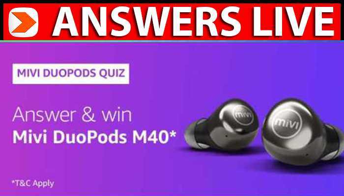 Amazon Mivi Duopods Quiz Answers Win - Mivi Duopods M40