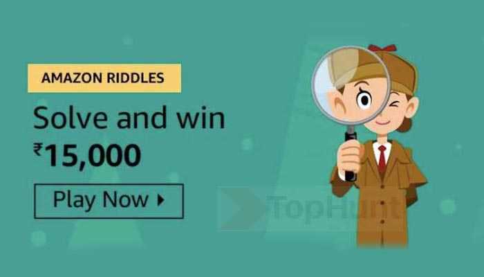 Amazon Riddles Quiz Answer Today & Win Rs.15000