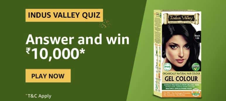 Amazon Indus Valley Quiz Answers Win  - TOPHUNT