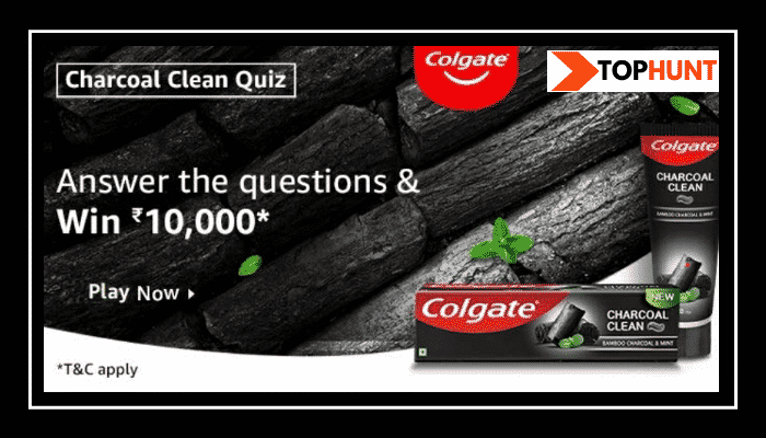 Amazon Charcoal Clean Quiz Answers - Win Rs.10,000