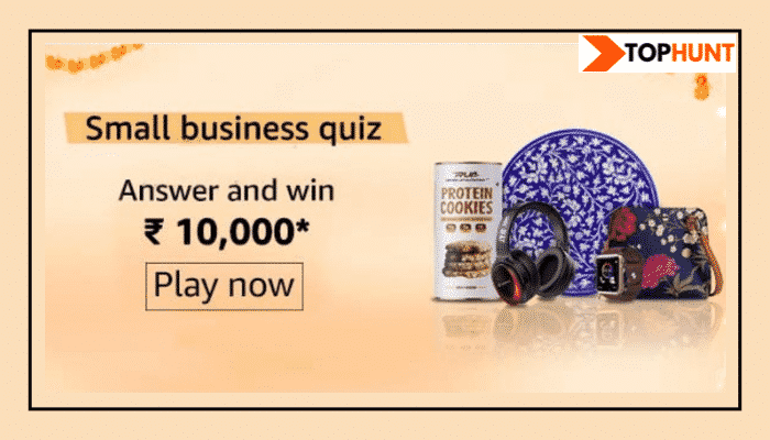 Amazon Small Business Quiz Answers - Win Rs.10000 Pay Balance