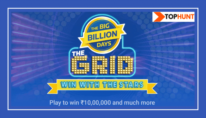 Flipkart The Grid Quiz win with the stars Answers 2 October 2020
