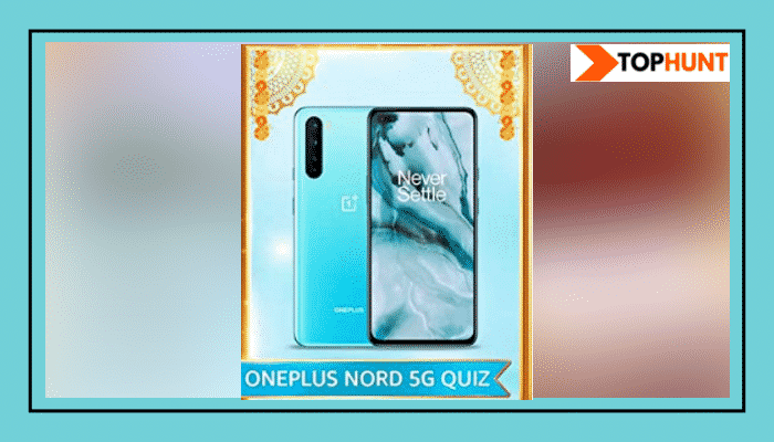 Amazon Oneplus Nord 5G Quiz Answers Win - Nord 5G