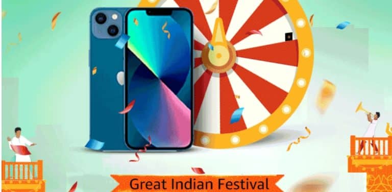 Amazon Great Indian Festival Spin and Win Quiz Answers Win - iPhone 13 or more