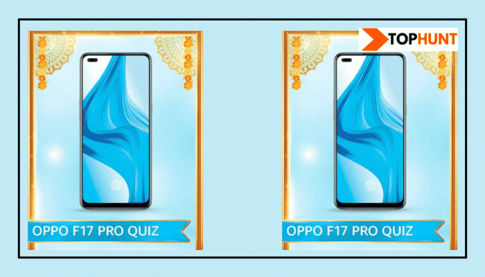 Amazon Oppo F17 Pro Quiz Answers Win - Oppo Smartphone