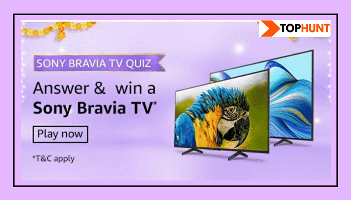 Amazon Sony Bravia Quiz Answers Win - Sony Bravia TV
