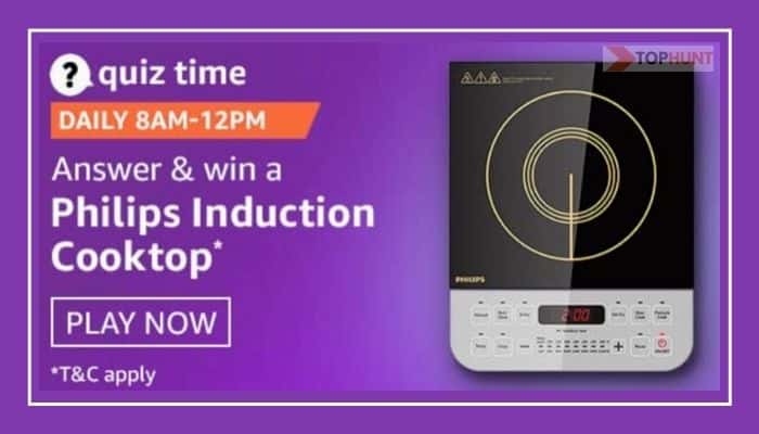 Amazon Quiz 5 January 2021 Answers Win Philips Induction Cooktop https://tophunt.in/amazon-quiz-5-january-2021/ Answer 1: Shameless Answer 2: Copenhagen Answer 3: Angela Merkel Answer 4: Fighter plane Answer 5: Machu Picchu Check out last winner - https://amzn.to/3mYQz3l