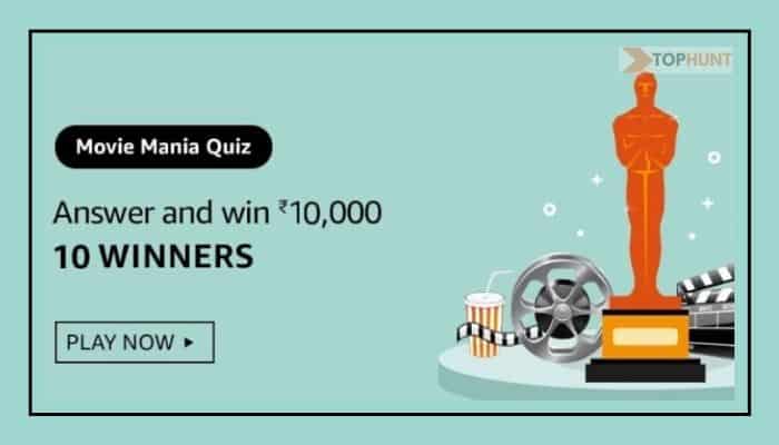 Amazon Movie Mania Quiz Answers Win 10000 Today