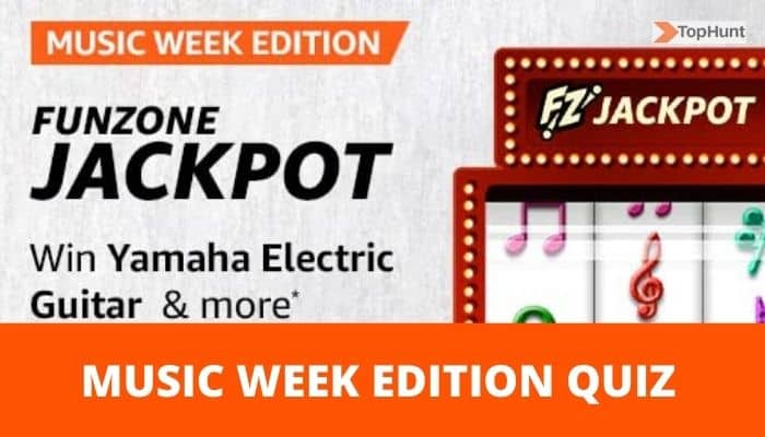 Amazon Music Week Edition Quiz Answers Funzone Jackpot Win Yamaha Electric Guitar