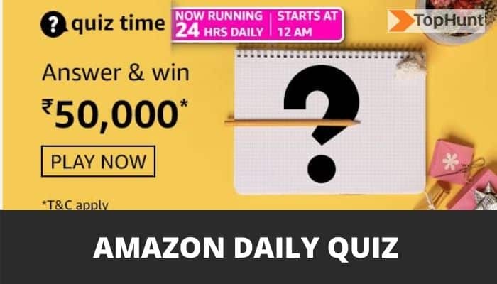 Amazon Quiz Answers Today Funzone Win 50000 Pay Balance