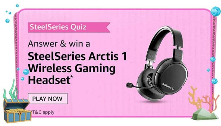 Amazon SteelSeries Quiz Answers Win Gaming Headset