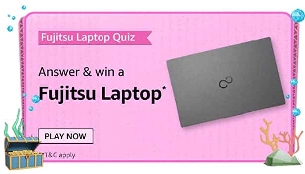 Amazon Fujitsu Laptop Quiz Answers Win Fujitsu UH-X