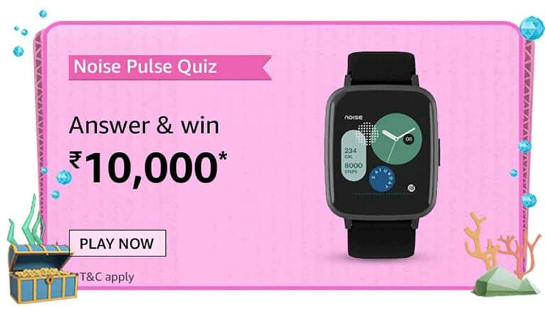 Amazon Noise Pulse Quiz Answers Win Rs.1000