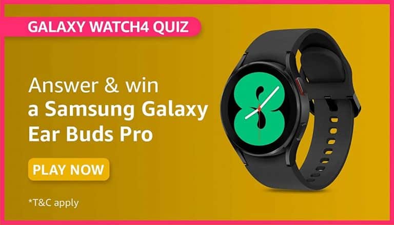 Amazon Samsung Galaxy Watch4 Quiz