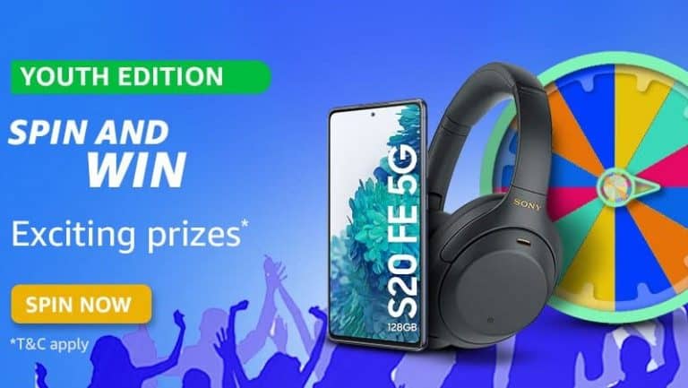 Amazon Youth Edition Spin and Win Quiz Answers Win Exciting PrizesAmazon Youth Edition Spin and Win Quiz Answers Win Exciting Prizes