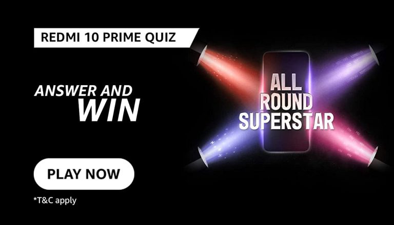 Amazon Redmi 10 Prime Quiz Answers Win Redmi 10 Prime