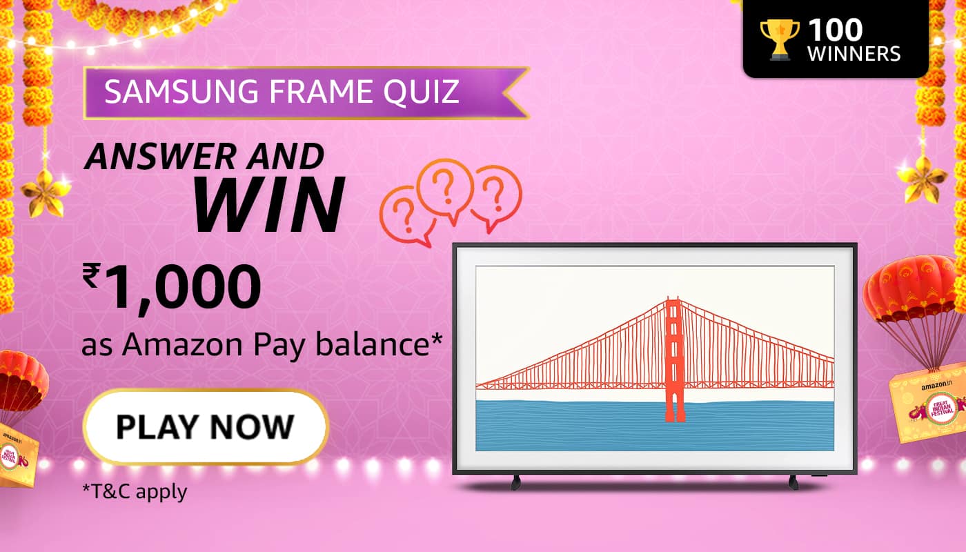 Amazon Samsung Frame TV Quiz Answers Win 10000 TOPHUNT