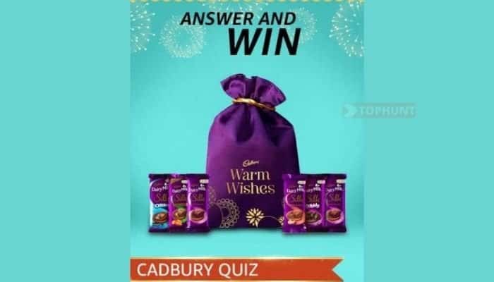 Amazon Cadbury Quiz Answers Win 5000 (20 Winners)