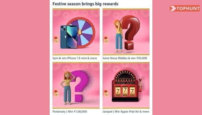 Amazon Festive Edition Solve these Riddles Quiz Answers Win 50000