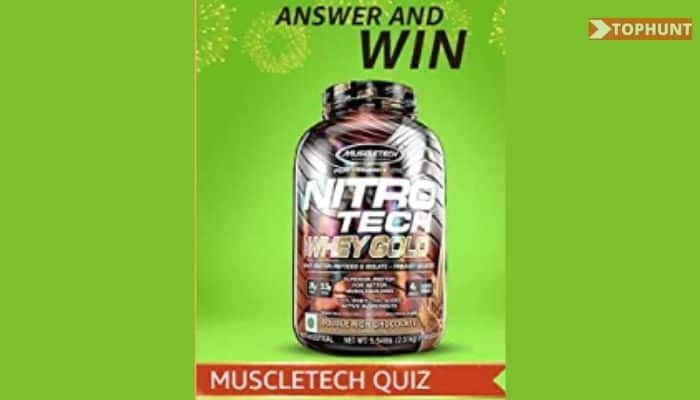 Amazon MuscleTech Quiz Answers Win 10000 (20 Winners)