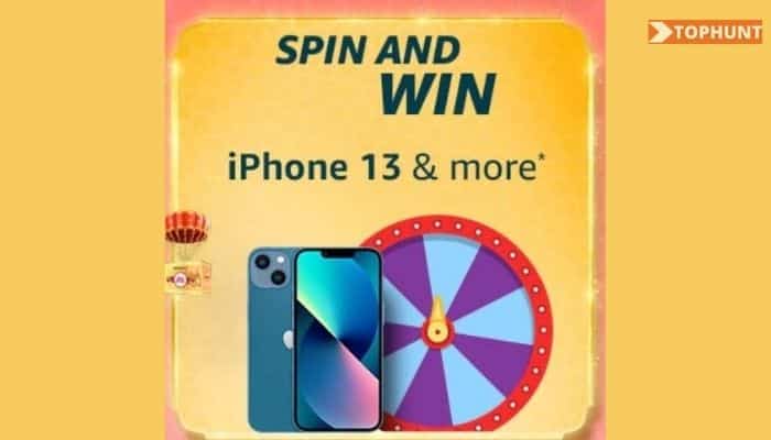 Amazon Gaming Weekend Spin and Win Quiz Answers Win iPhone 13