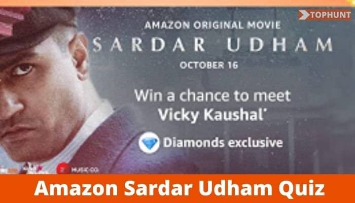 Amazon Sardar Udham Quiz Answers & Meet Vicky Kaushal