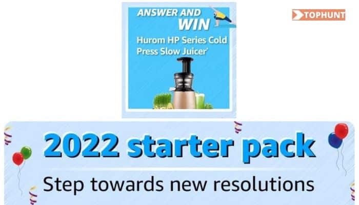 Amazon 2022 Starter Pack Health Quiz Answers Win Juicer
