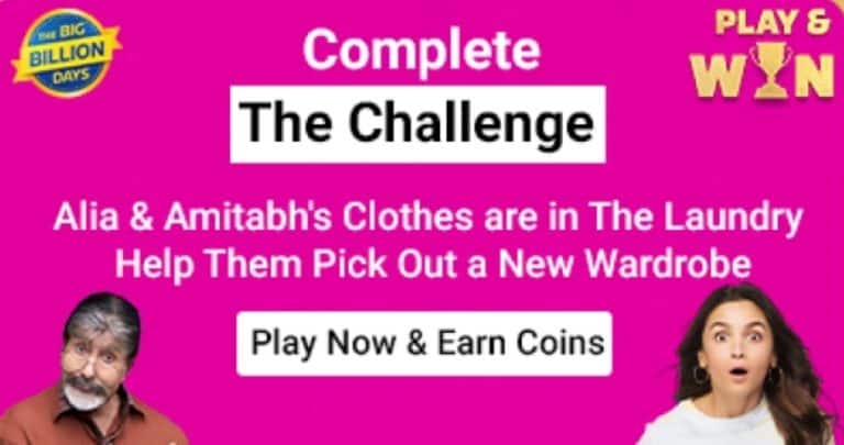 Flipkart BBD Lifestyle Challenge Quiz Answers Win Super Coins