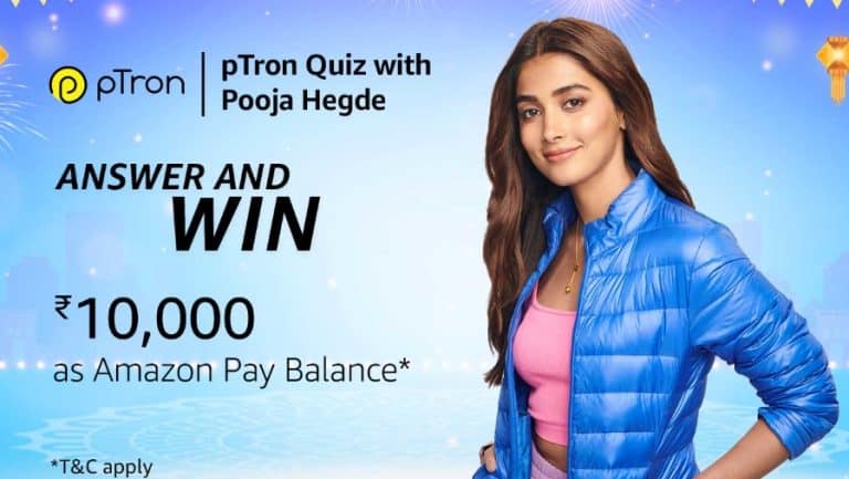 Amazon pTron Quiz Answers Win ₹10000