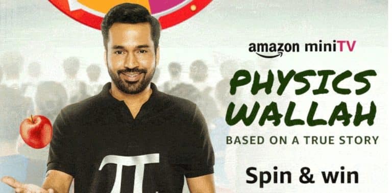 Amazon Mini TV Quiz Answers (Physics Wallah) Win ₹40000