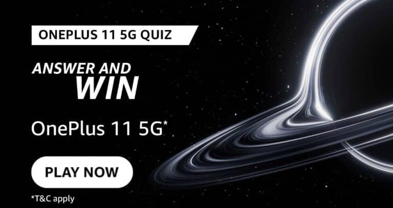 Amazon OnePlus 11 5G Quiz Answers Win OnePlus 11