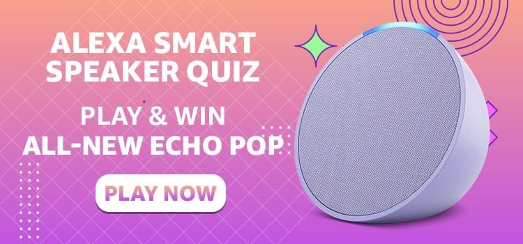 Amazon Alexa Smart Speaker Quiz Answers Which Echo device is the latest addition in the line of Echo Smart Speakers?