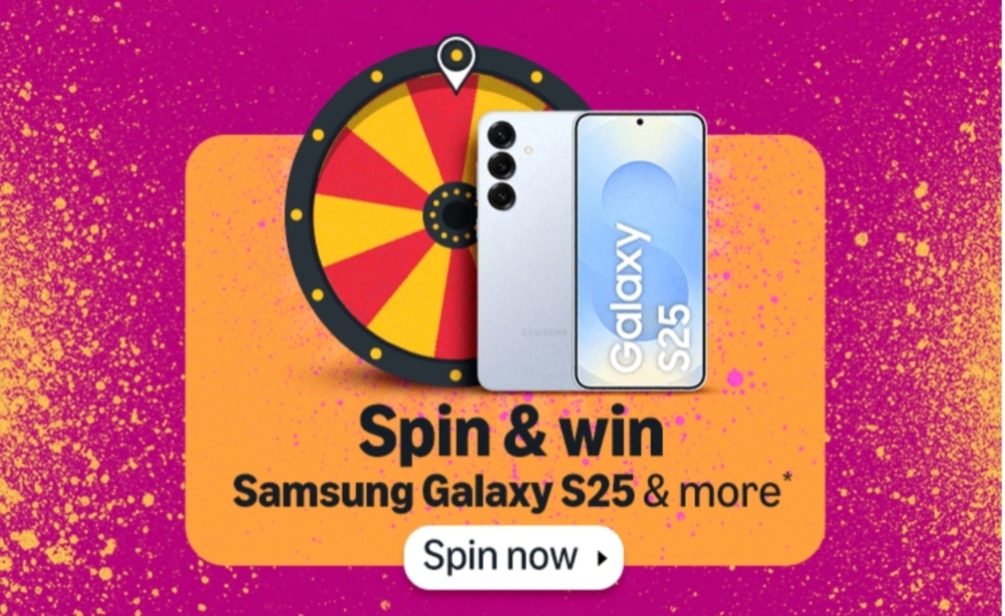 spin and win samsung s25